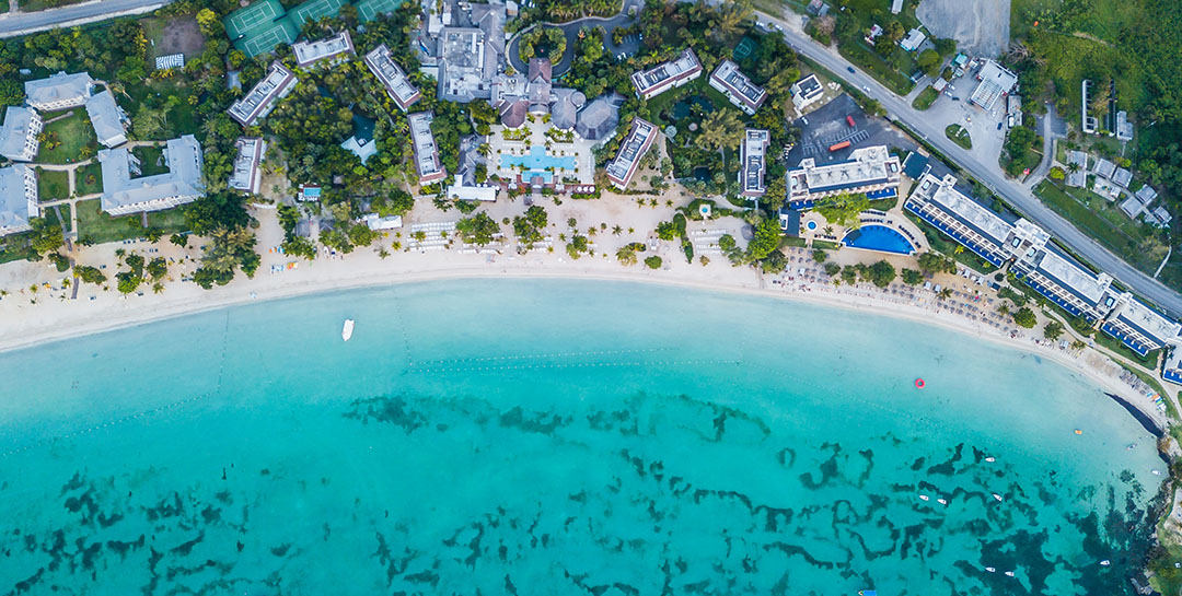 The coast of Negril, Jamaica