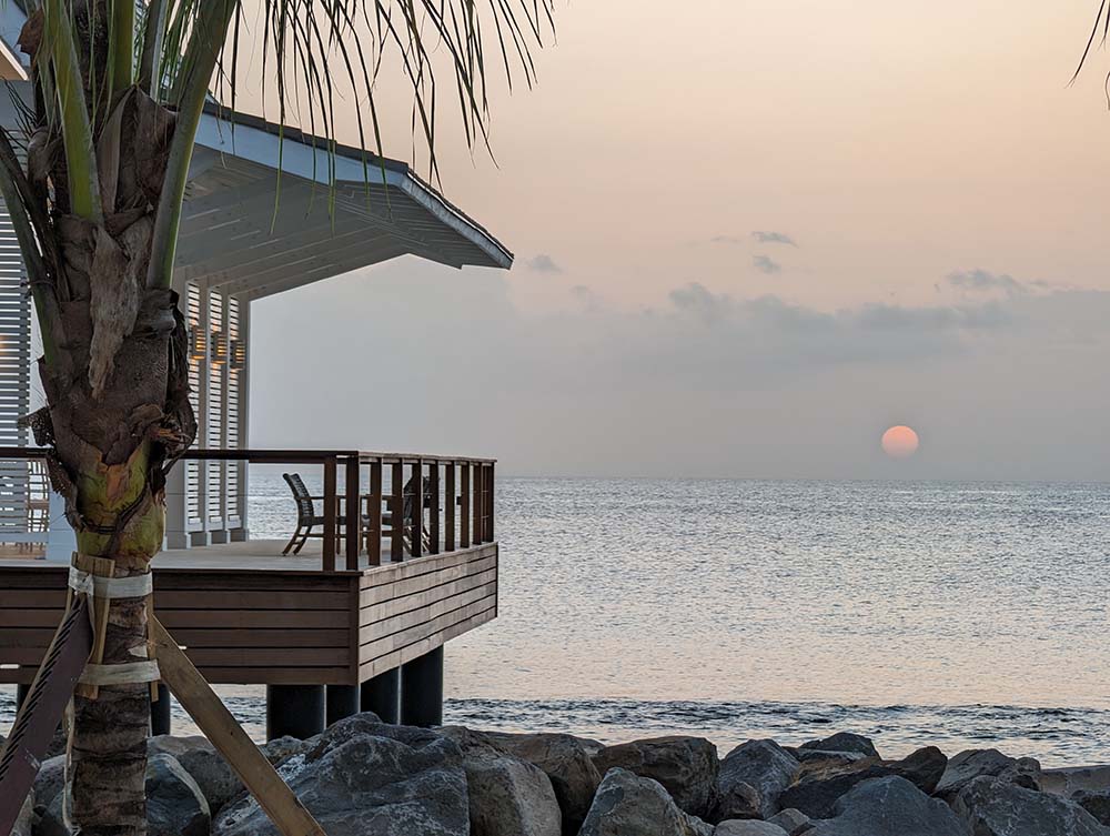 Sunset at Sandals St Vincent and the Grenadines